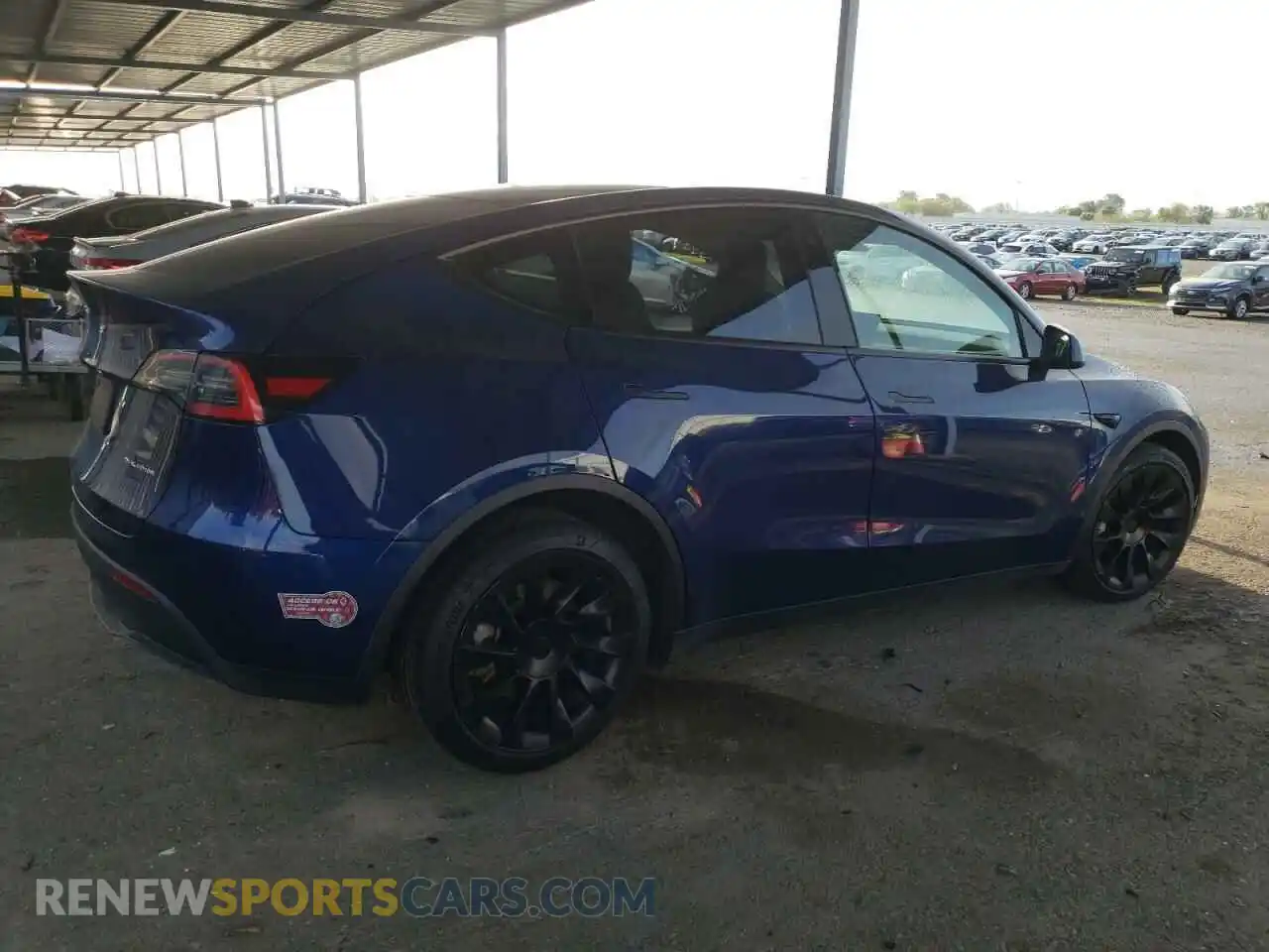 3 Photograph of a damaged car 5YJYGDEEXMF108028 TESLA MODEL Y 2021