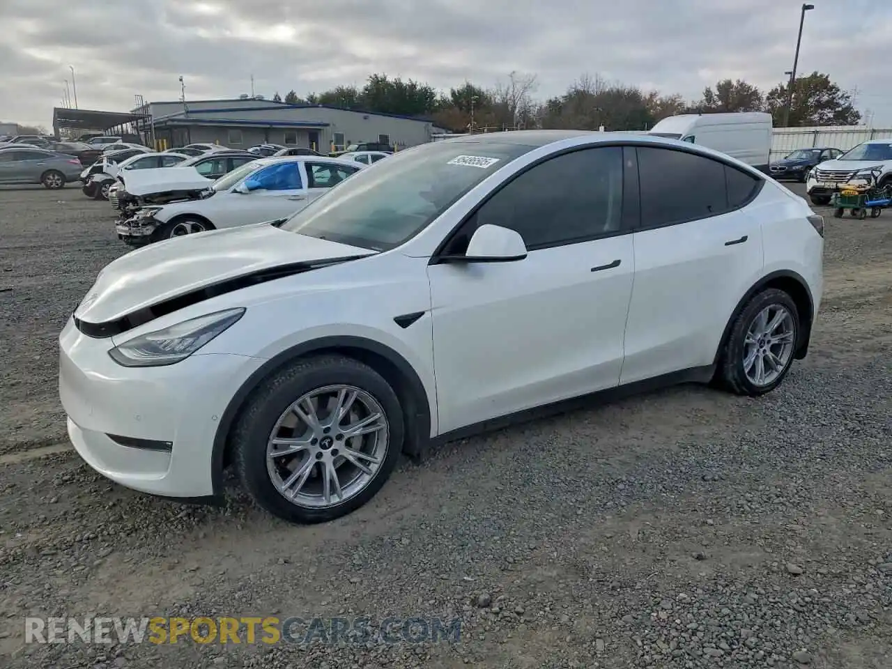 1 Photograph of a damaged car 5YJYGDEEXMF122317 TESLA MODEL Y 2021