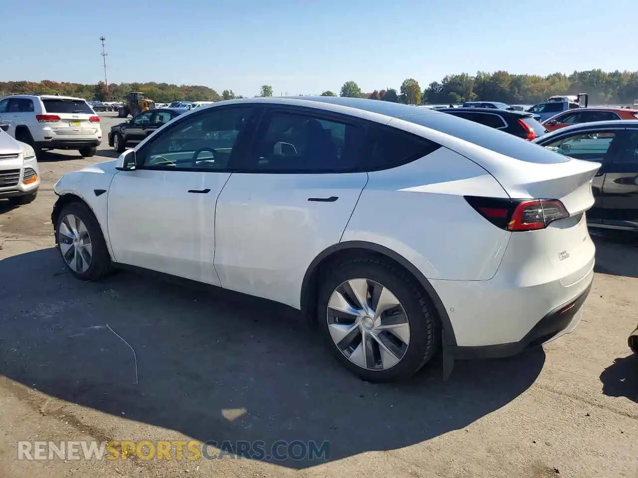 2 Фотография поврежденного автомобиля 5YJYGDEEXMF140560 TESLA MODEL Y 2021