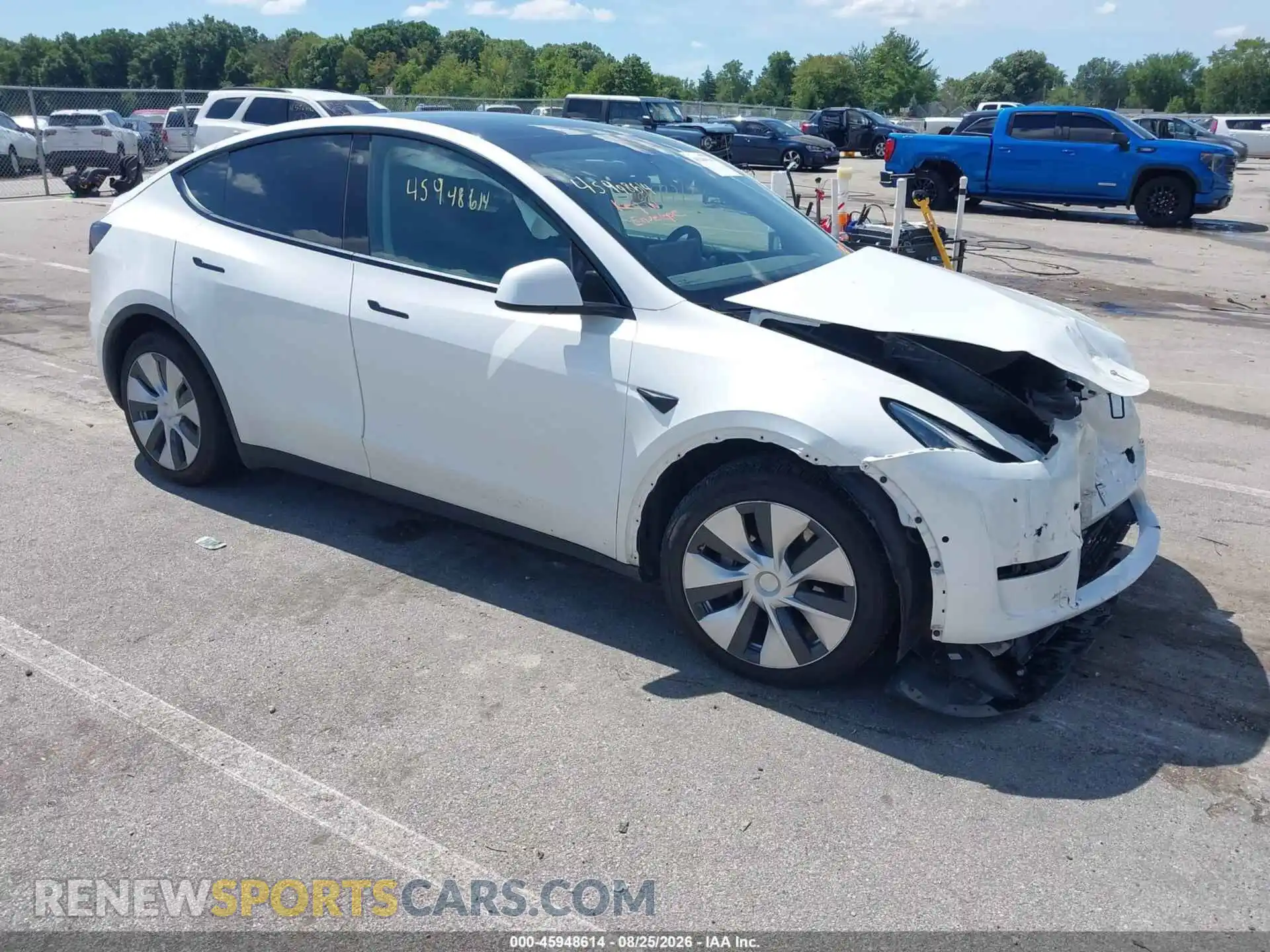 1 Photograph of a damaged car 5YJYGDEEXMF190357 TESLA MODEL Y 2021