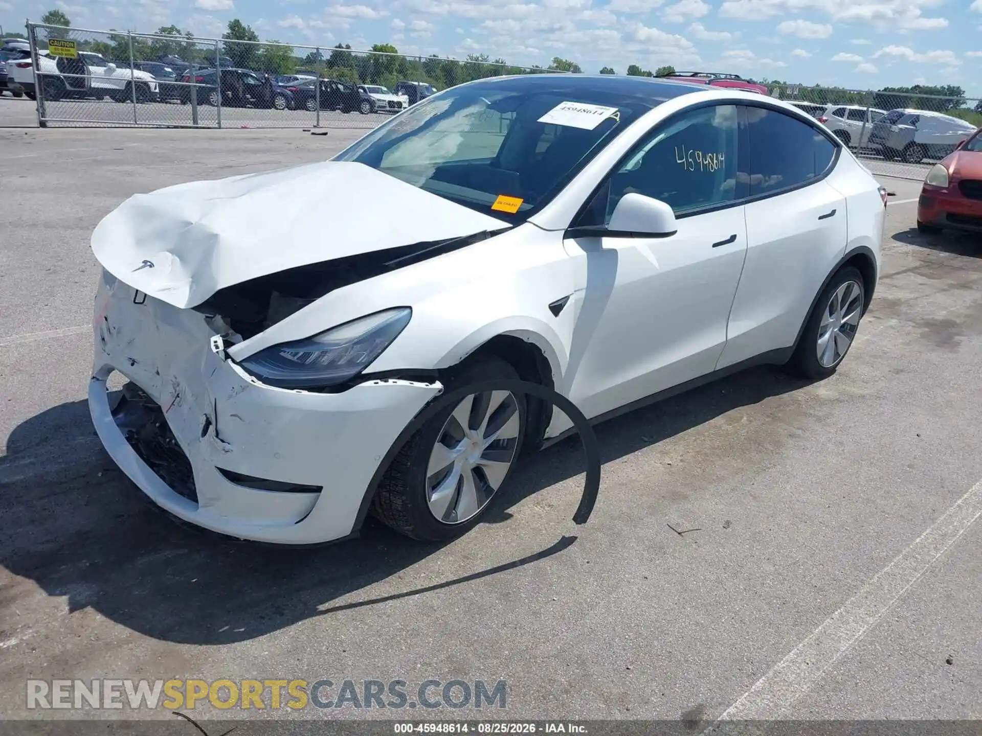 2 Photograph of a damaged car 5YJYGDEEXMF190357 TESLA MODEL Y 2021