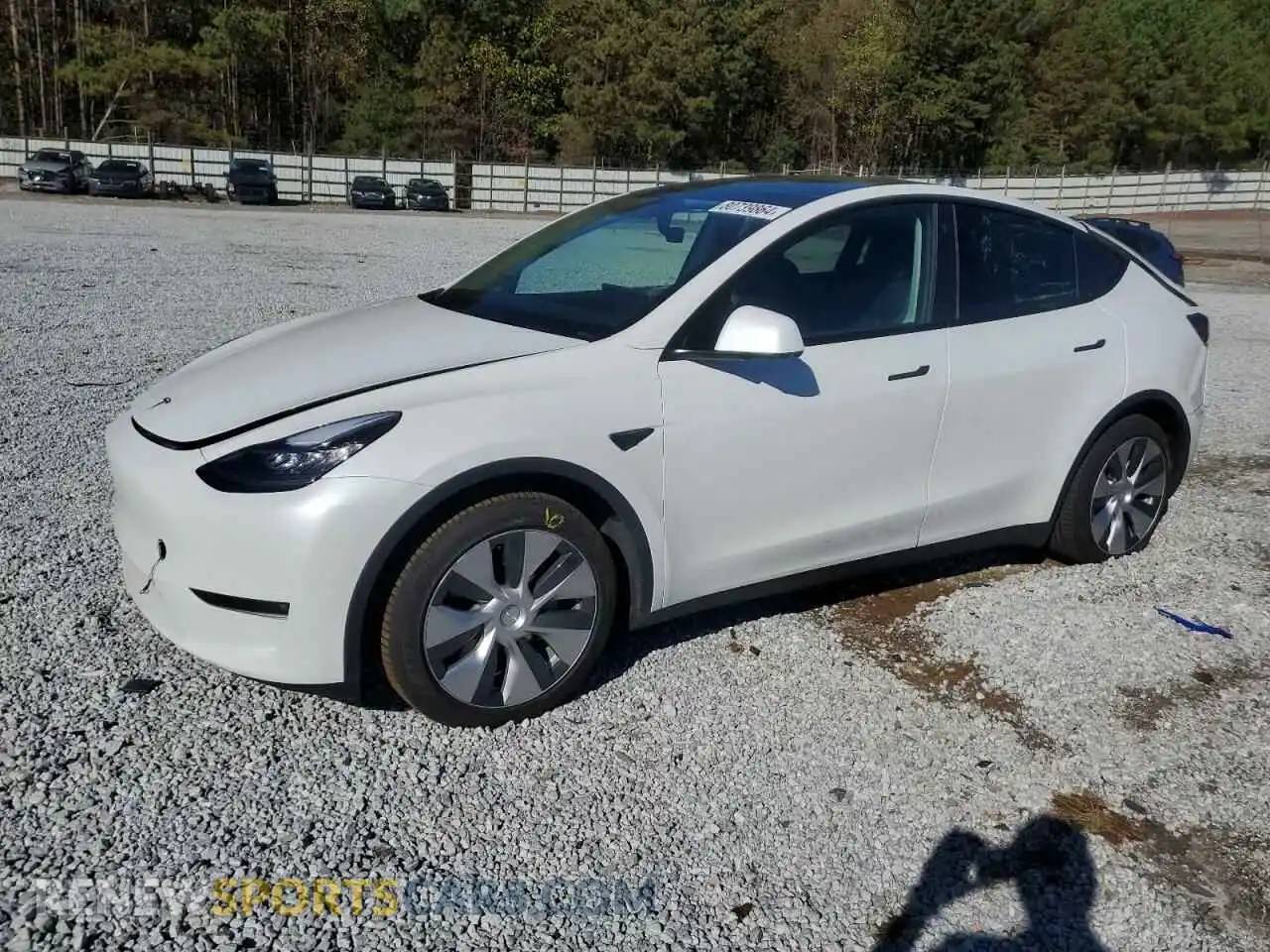 1 Photograph of a damaged car 5YJYGDEEXMF207576 TESLA MODEL Y 2021