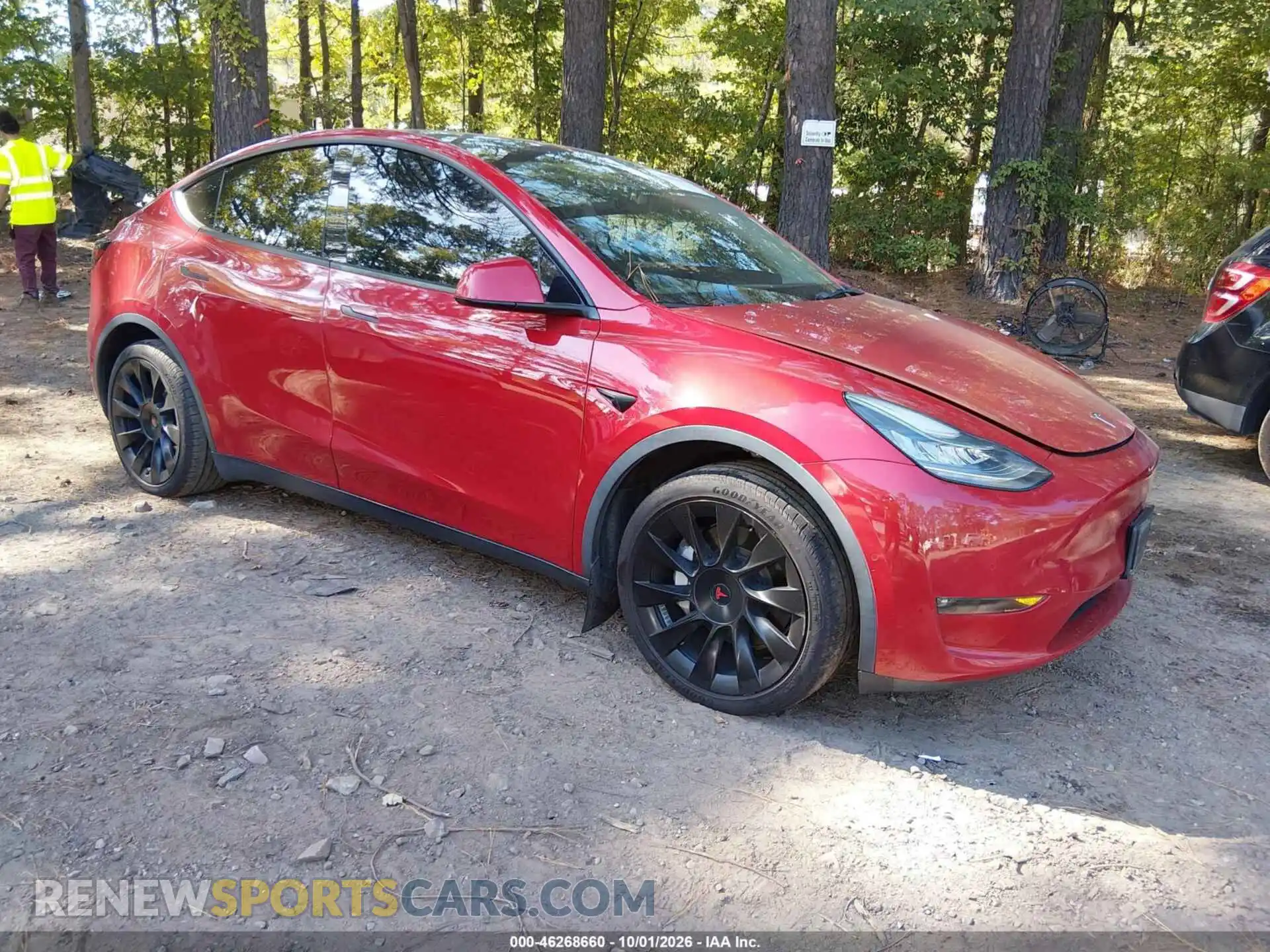1 Photograph of a damaged car 5YJYGDEEXMF213247 TESLA MODEL Y 2021