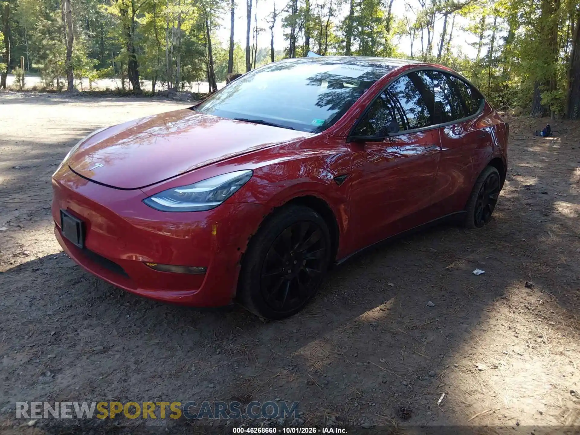 2 Photograph of a damaged car 5YJYGDEEXMF213247 TESLA MODEL Y 2021