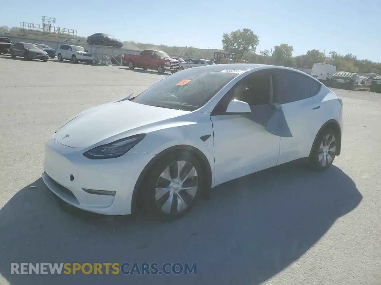1 Photograph of a damaged car 5YJYGDEEXMF216911 TESLA MODEL Y 2021