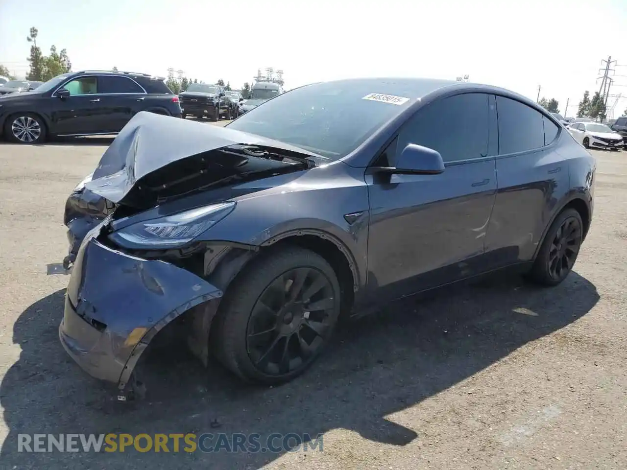 1 Photograph of a damaged car 5YJYGDEEXMF240545 TESLA MODEL Y 2021