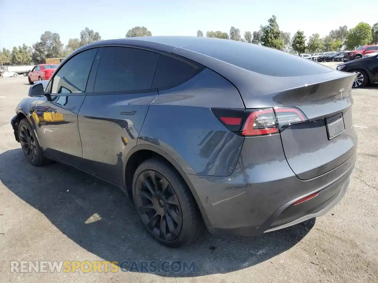 2 Photograph of a damaged car 5YJYGDEEXMF240545 TESLA MODEL Y 2021