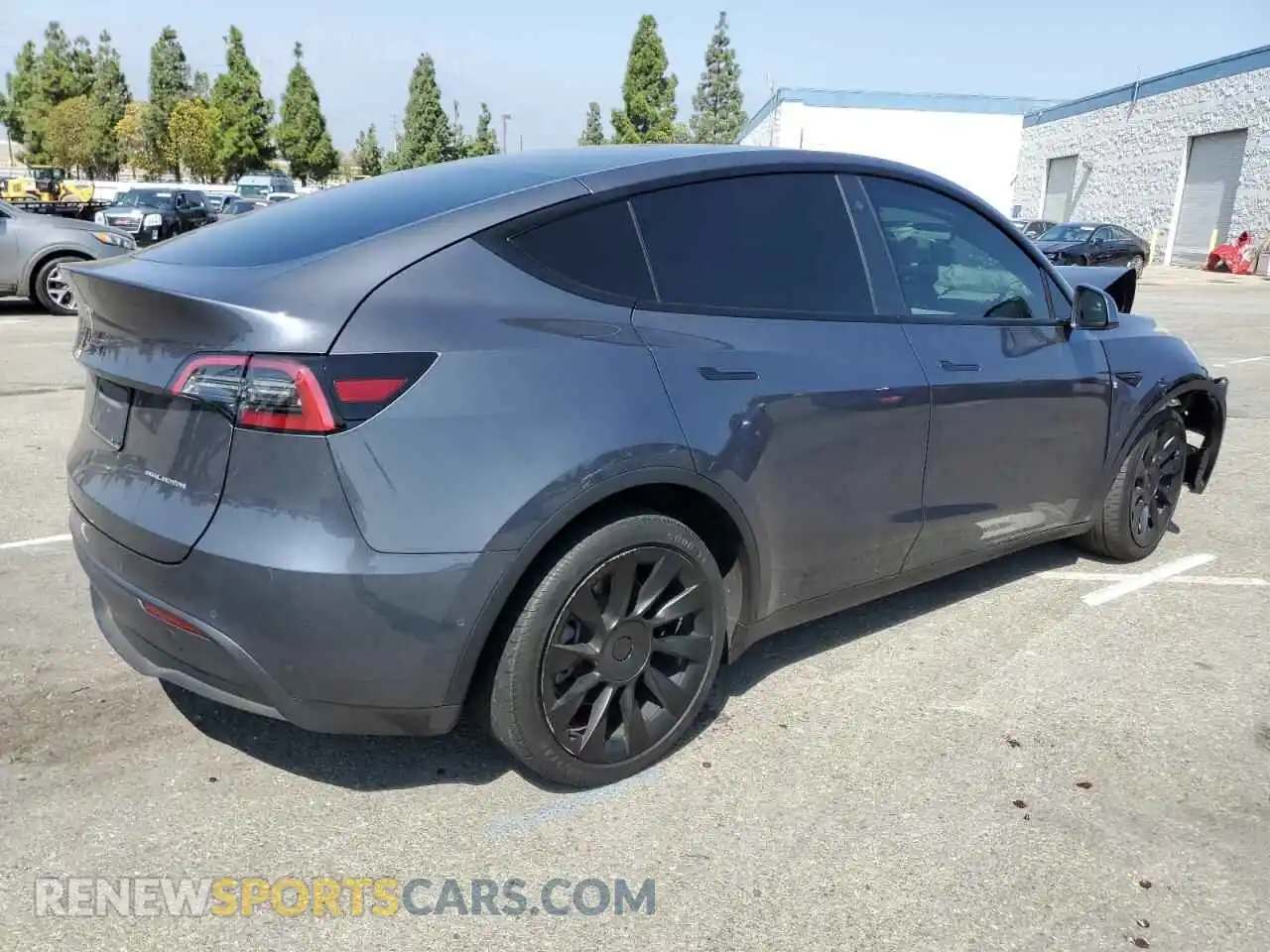 3 Photograph of a damaged car 5YJYGDEEXMF240545 TESLA MODEL Y 2021