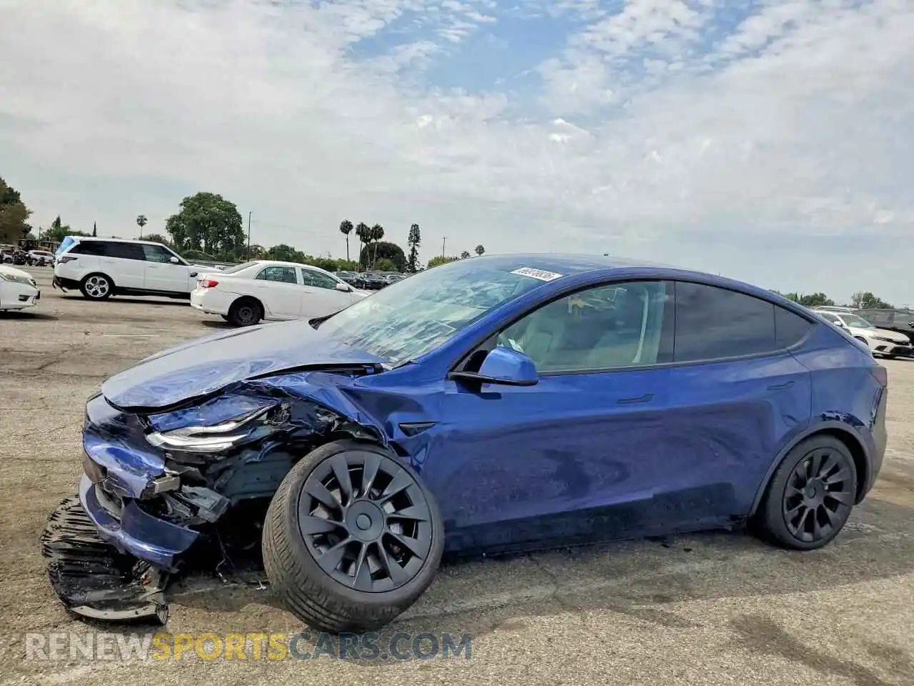 1 fotografías del automóvil dañado 5YJYGDEEXMF241520 TESLA MODEL Y 2021