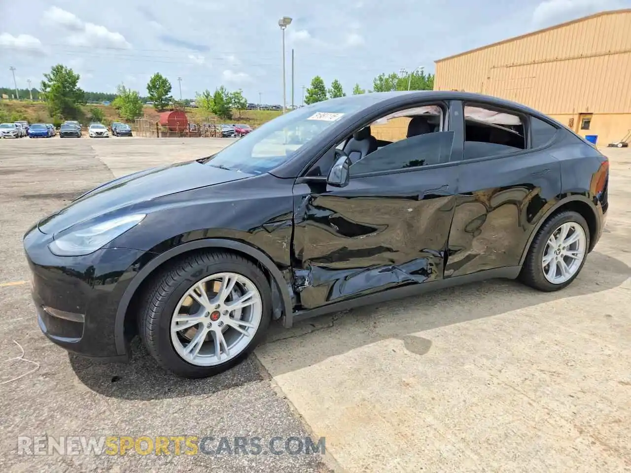1 fotografías del automóvil dañado 5YJYGDEEXMF242862 TESLA MODEL Y 2021
