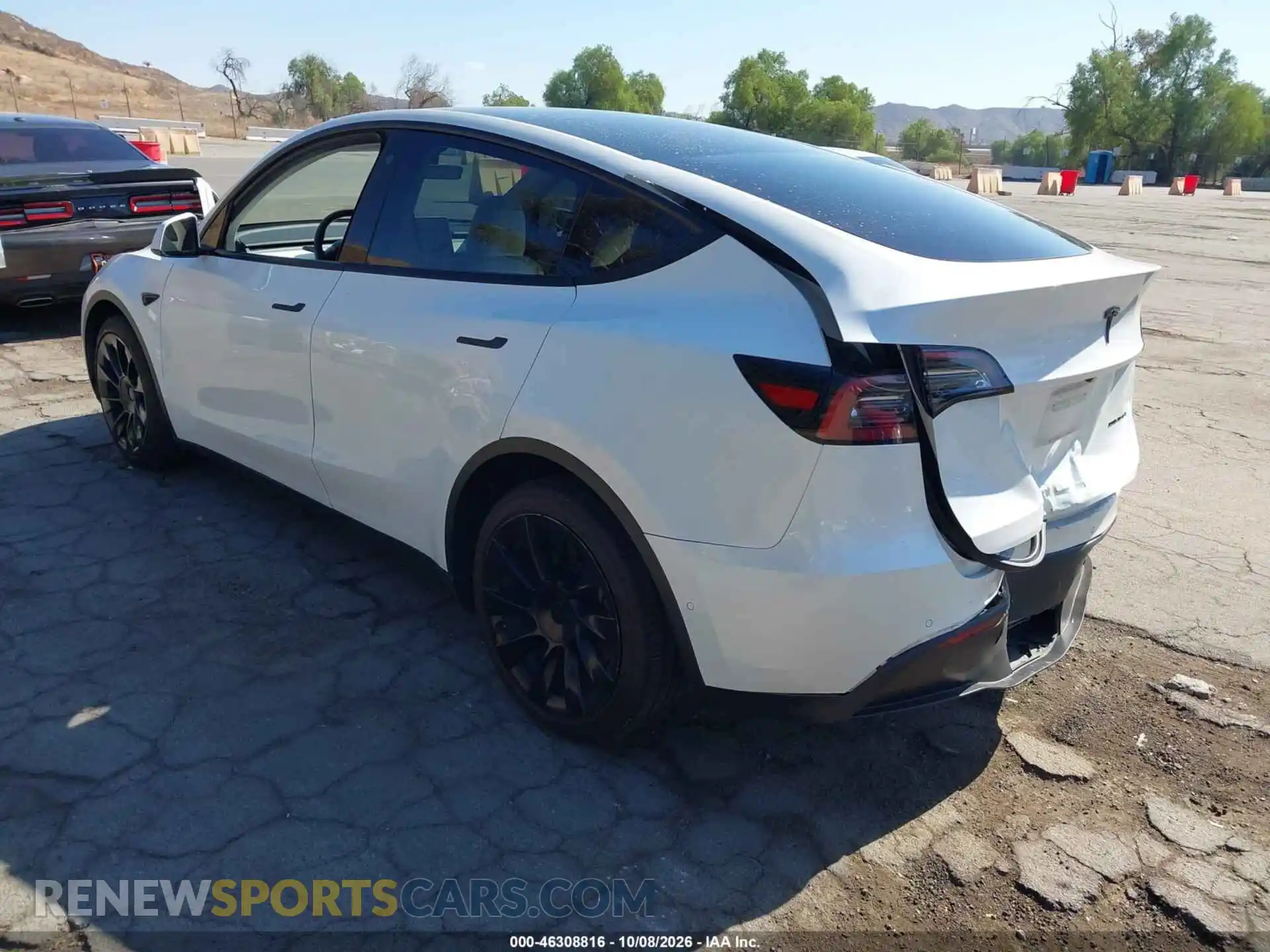 3 Photograph of a damaged car 5YJYGDEEXMF259421 TESLA MODEL Y 2021