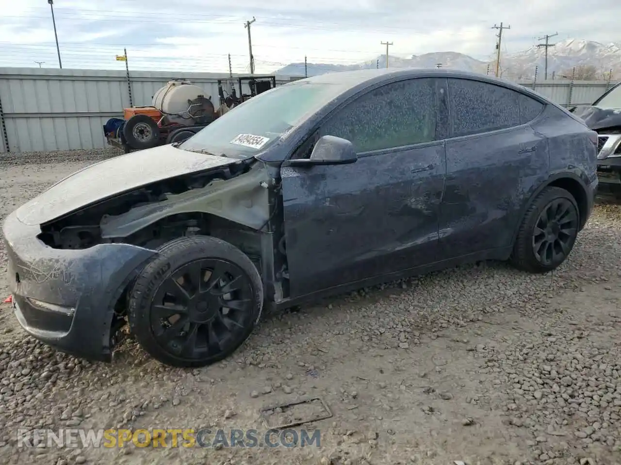 1 Photograph of a damaged car 5YJYGDEEXMF268488 TESLA MODEL Y 2021