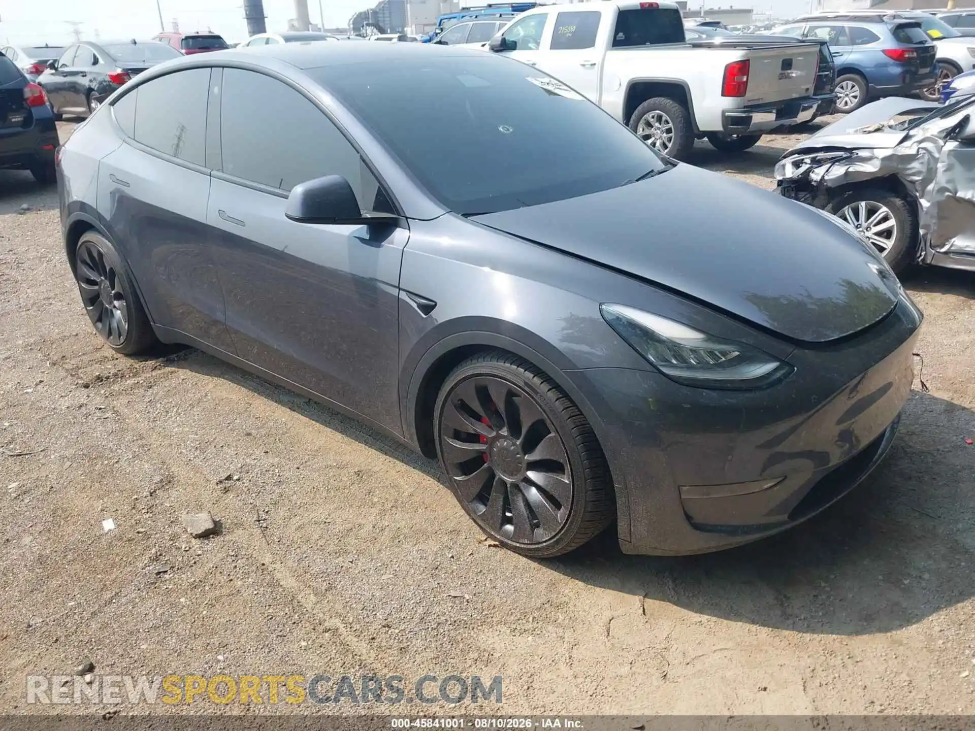 1 fotografías del automóvil dañado 5YJYGDEF0MF081740 TESLA MODEL Y 2021