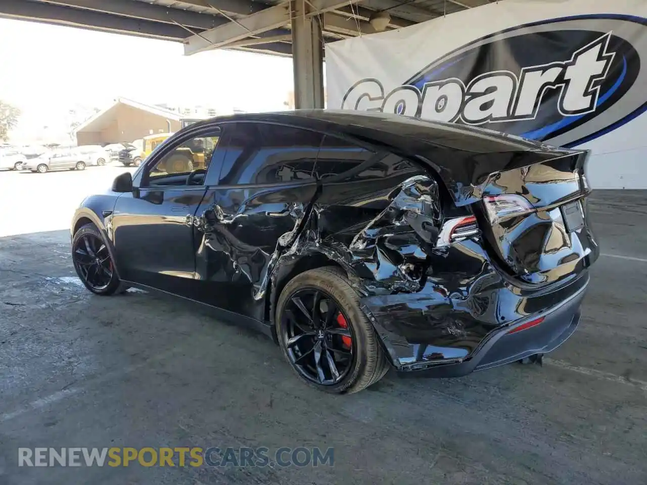 2 Photograph of a damaged car 5YJYGDEF0MF089143 TESLA MODEL Y 2021