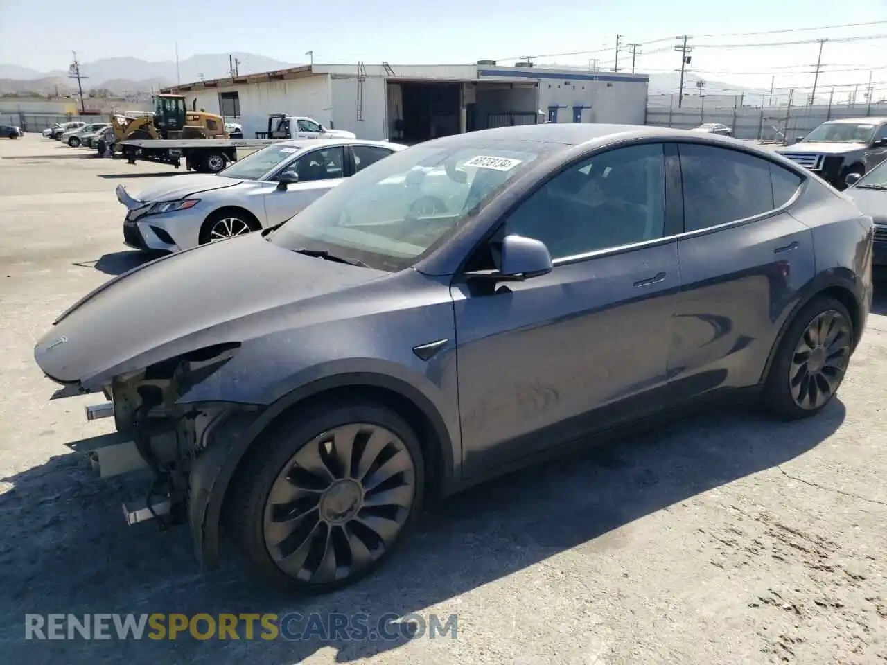 1 Photograph of a damaged car 5YJYGDEF0MF098411 TESLA MODEL Y 2021