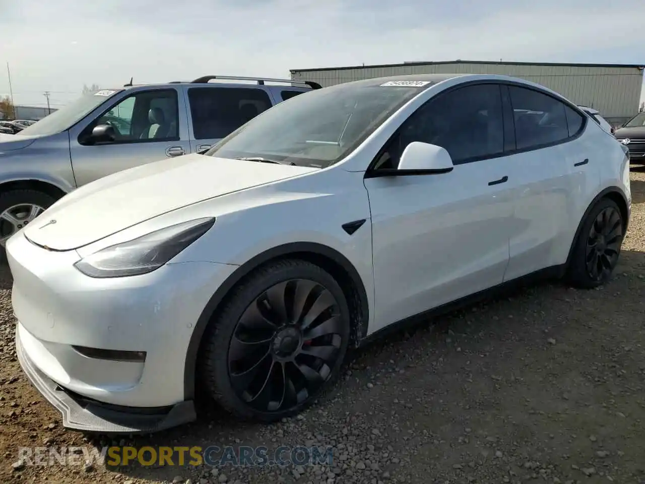 1 Photograph of a damaged car 5YJYGDEF0MF157733 TESLA MODEL Y 2021