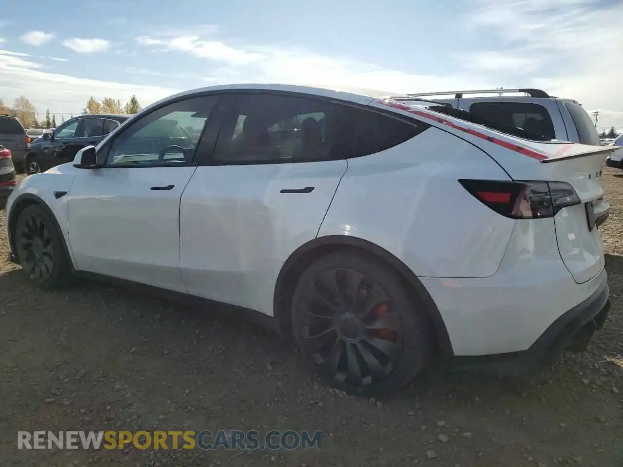 2 Photograph of a damaged car 5YJYGDEF0MF157733 TESLA MODEL Y 2021