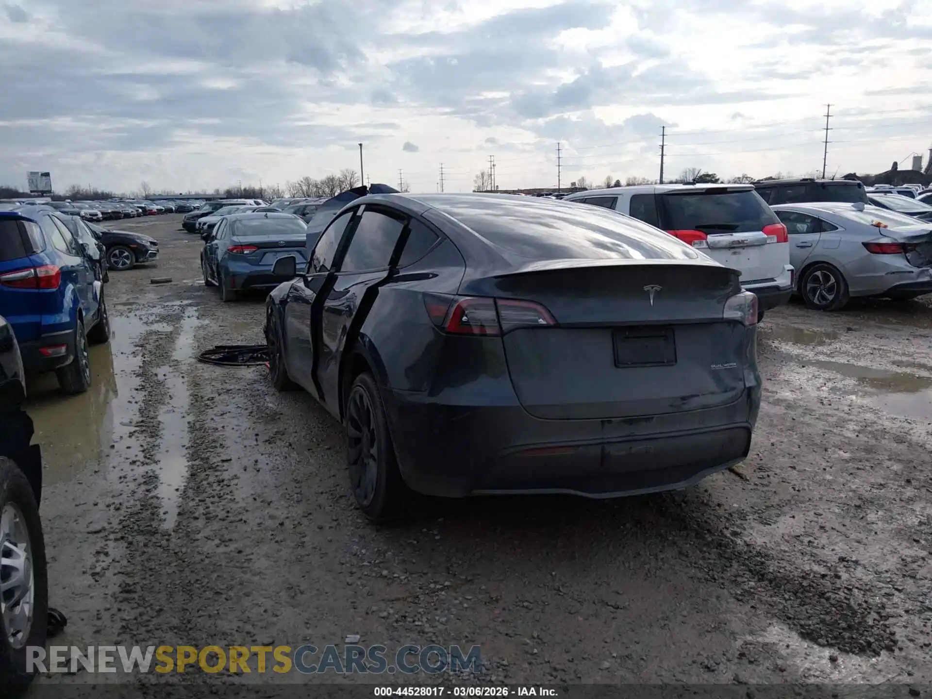 3 Фотография поврежденного автомобиля 5YJYGDEF0MF247853 TESLA MODEL Y 2021