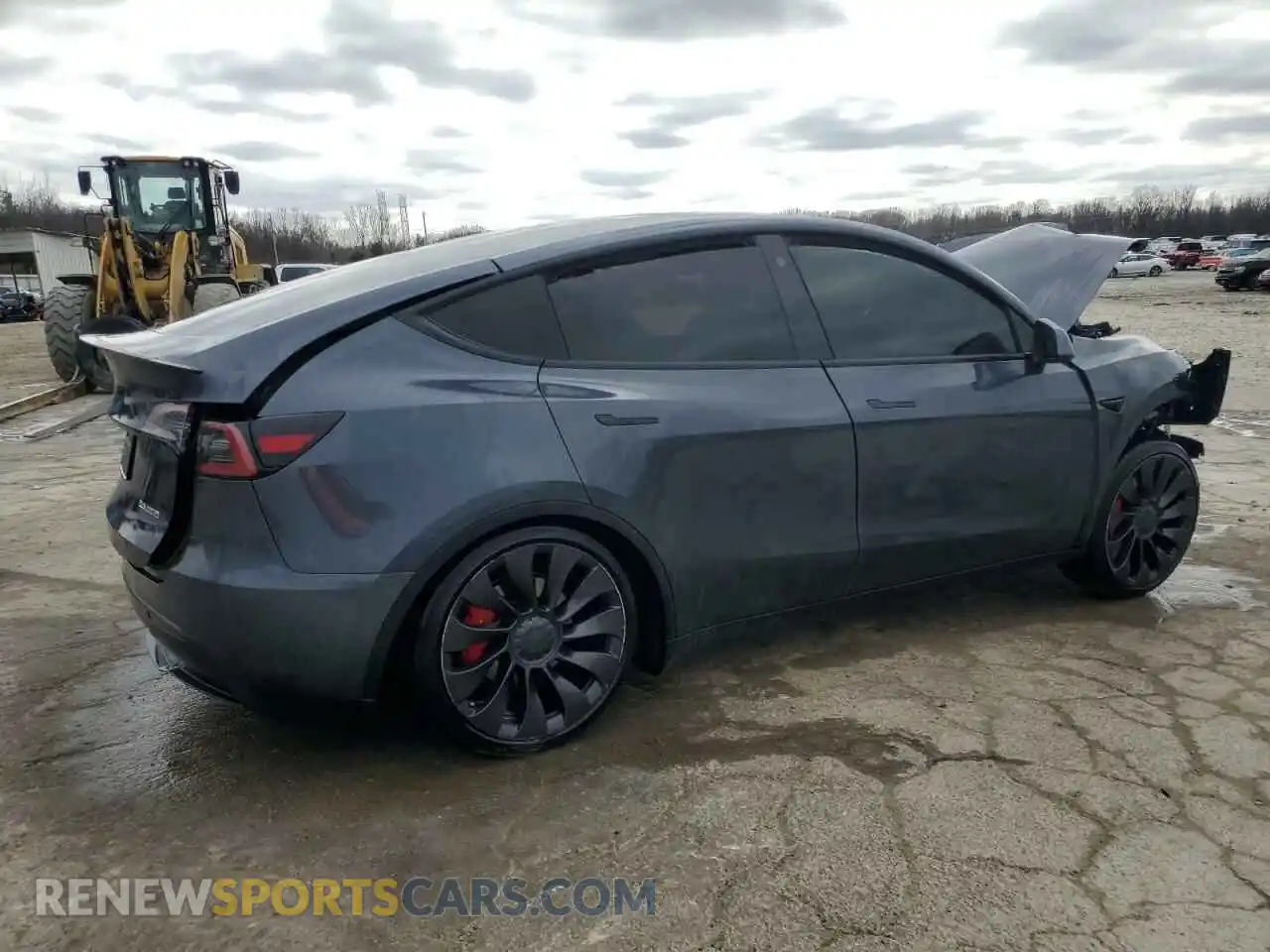 3 Photograph of a damaged car 5YJYGDEF0MF266855 TESLA MODEL Y 2021