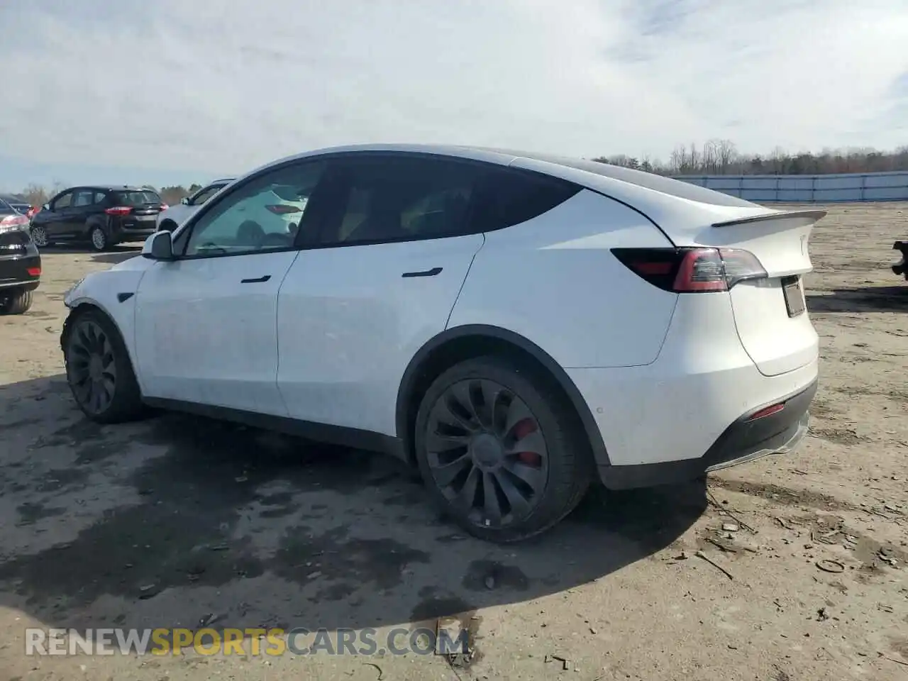 2 Photograph of a damaged car 5YJYGDEF0MF267343 TESLA MODEL Y 2021