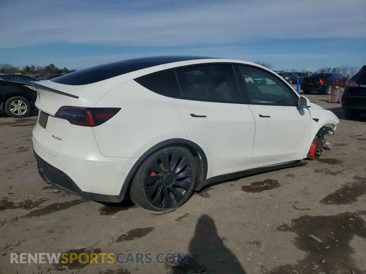 3 Photograph of a damaged car 5YJYGDEF0MF267343 TESLA MODEL Y 2021