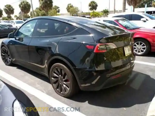 2 Photograph of a damaged car 5YJYGDEF1MF083979 TESLA MODEL Y 2021