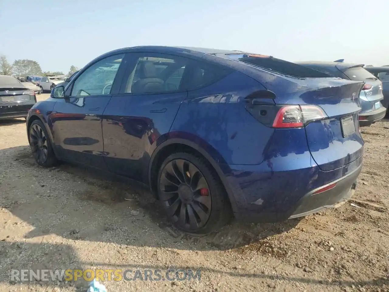 2 Photograph of a damaged car 5YJYGDEF1MF209922 TESLA MODEL Y 2021