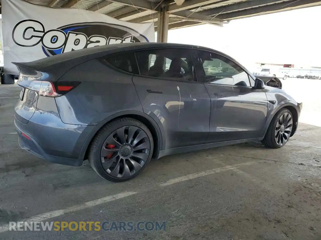 3 Photograph of a damaged car 5YJYGDEF1MF264676 TESLA MODEL Y 2021