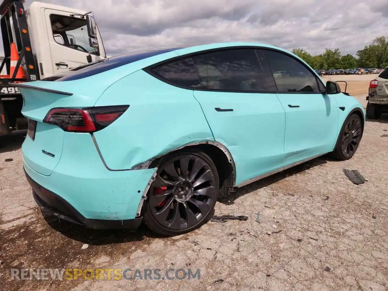 3 Photograph of a damaged car 5YJYGDEF1MF269778 TESLA MODEL Y 2021