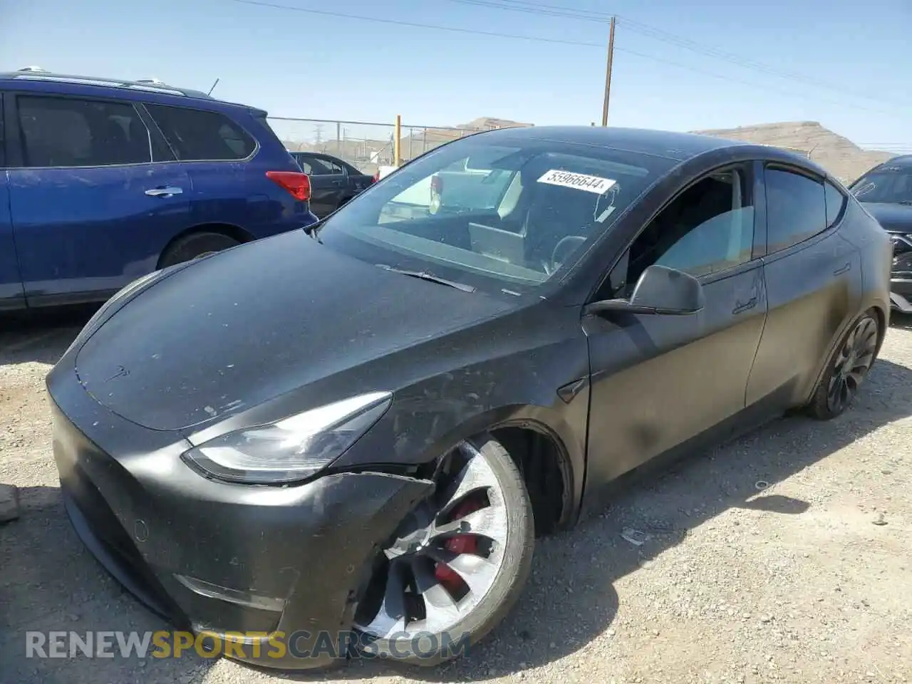 1 Photograph of a damaged car 5YJYGDEF1MF277816 TESLA MODEL Y 2021