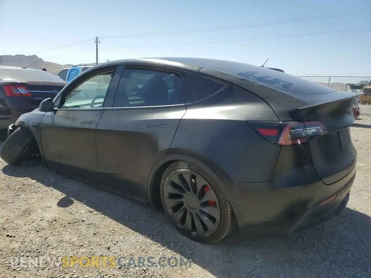 2 Photograph of a damaged car 5YJYGDEF1MF277816 TESLA MODEL Y 2021