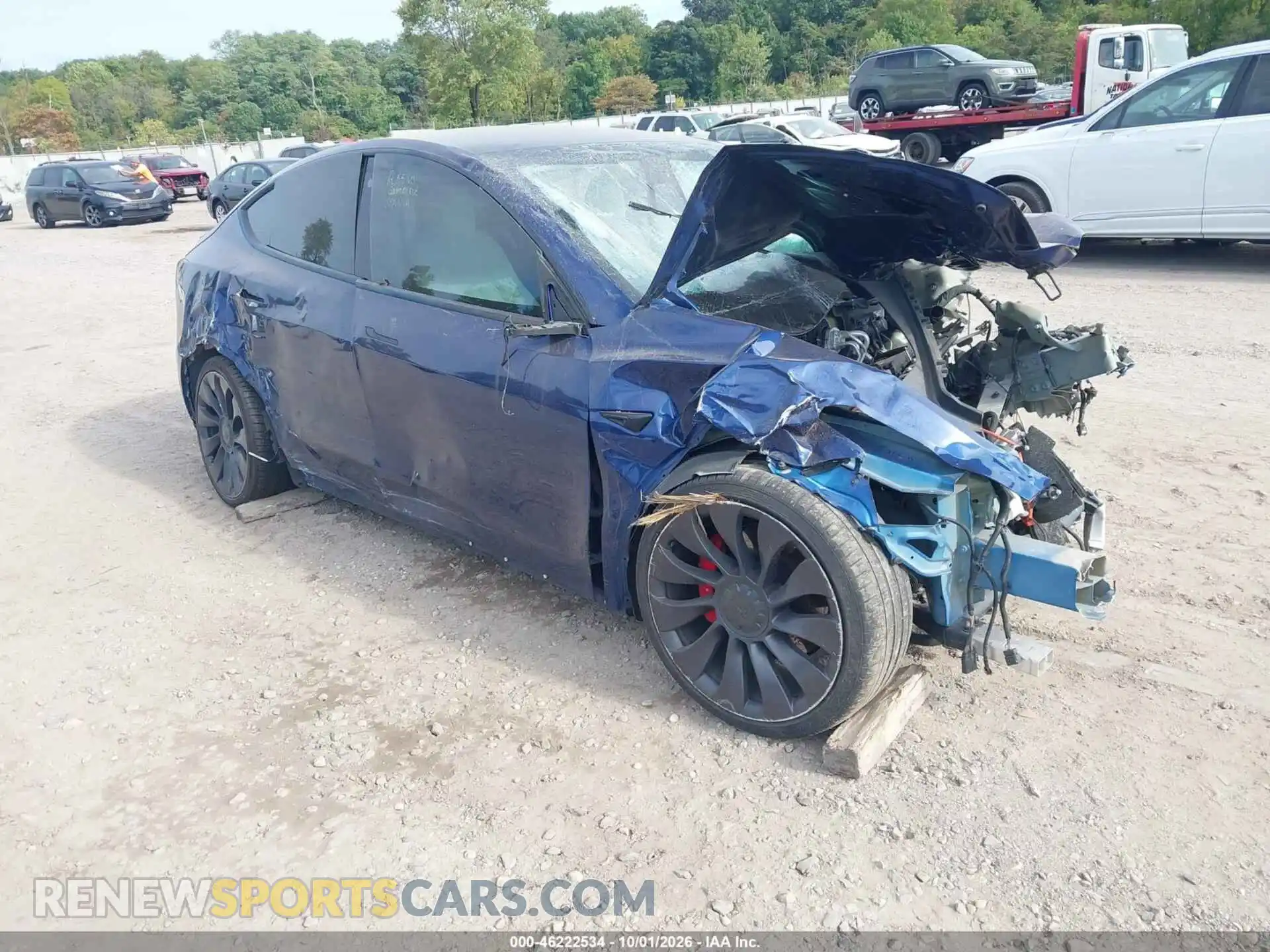 1 Фотография поврежденного автомобиля 5YJYGDEF2MF071923 TESLA MODEL Y 2021