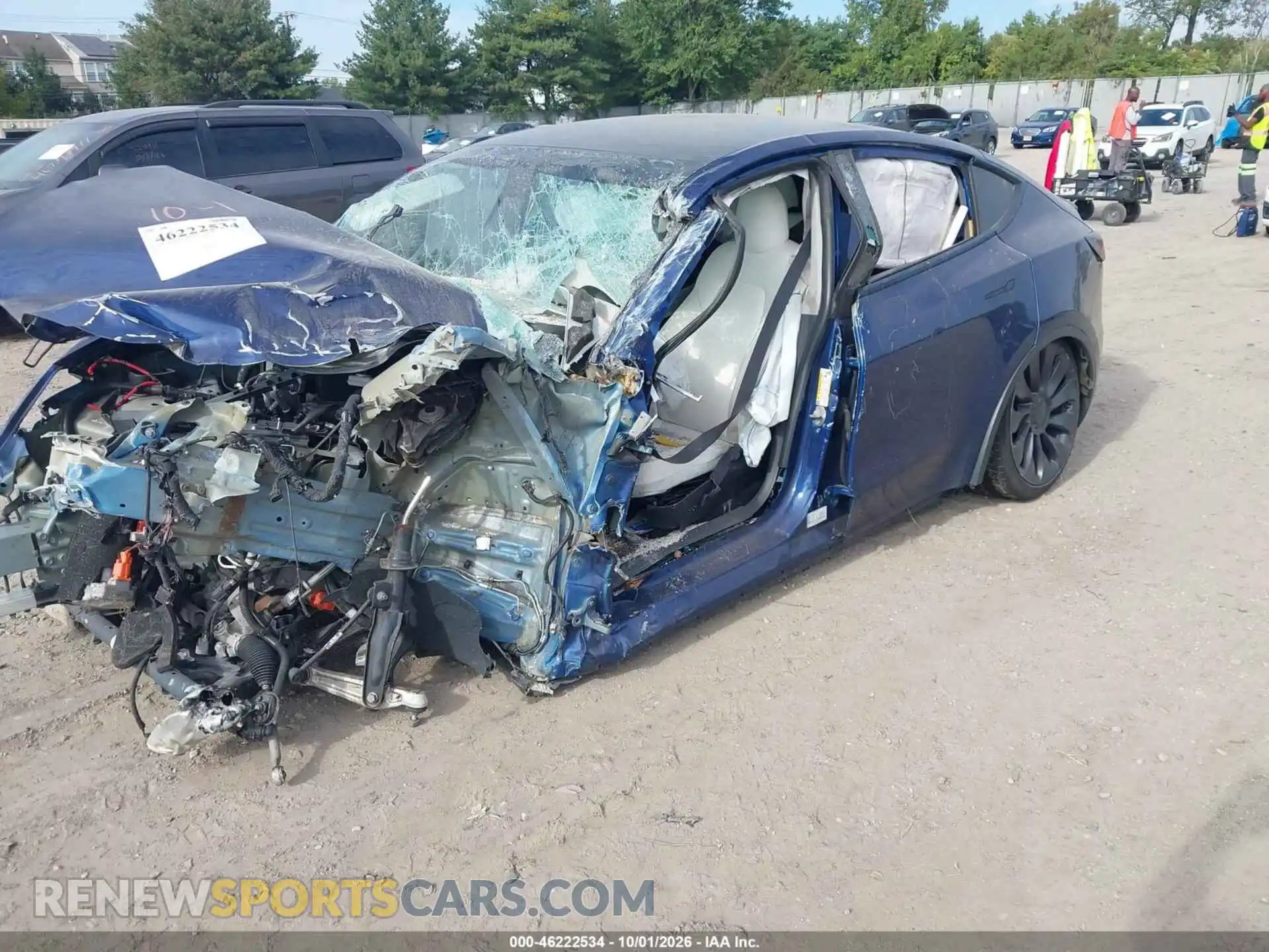 2 Фотография поврежденного автомобиля 5YJYGDEF2MF071923 TESLA MODEL Y 2021