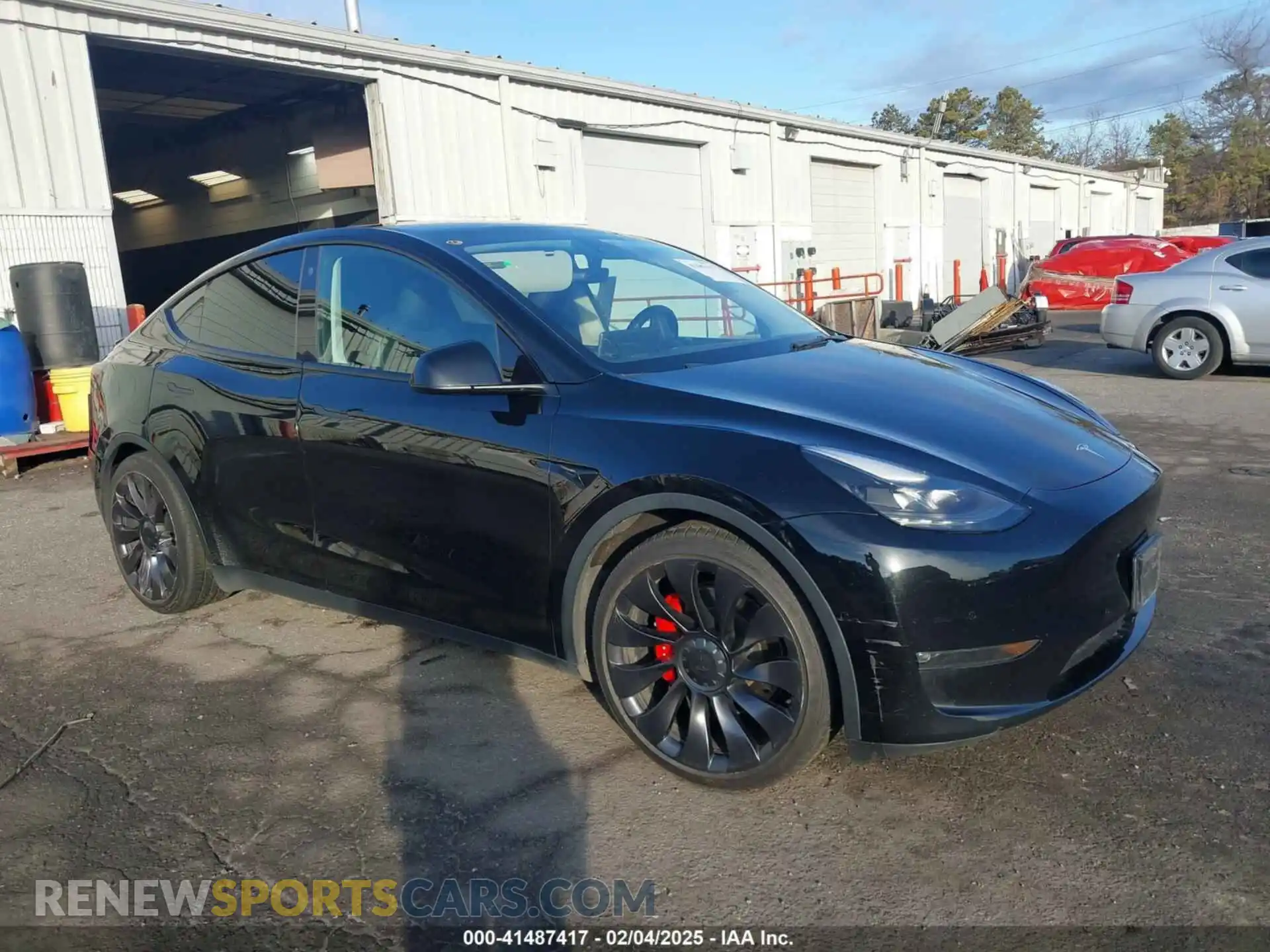 1 Photograph of a damaged car 5YJYGDEF2MF209749 TESLA MODEL Y 2021