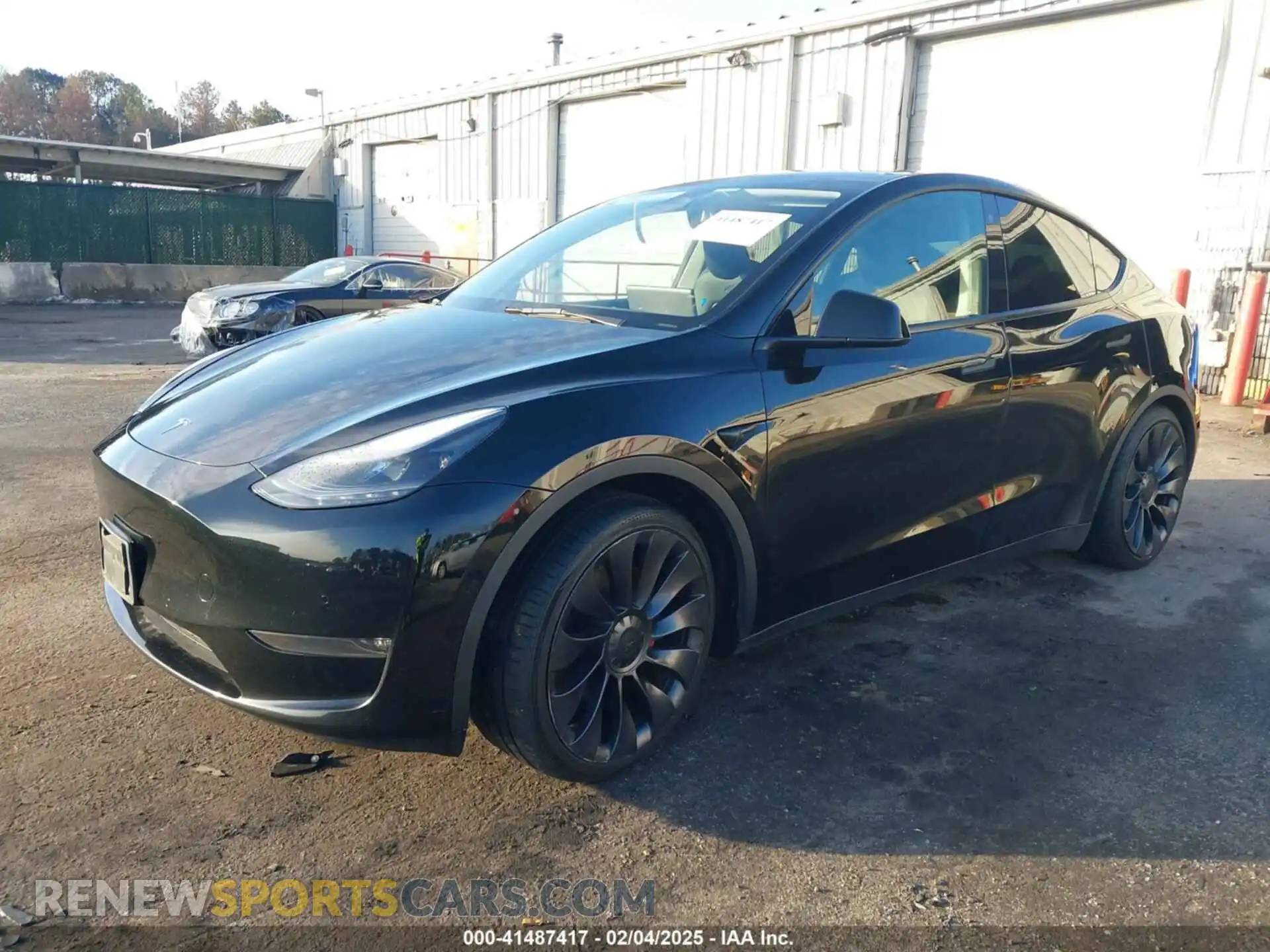 2 Photograph of a damaged car 5YJYGDEF2MF209749 TESLA MODEL Y 2021