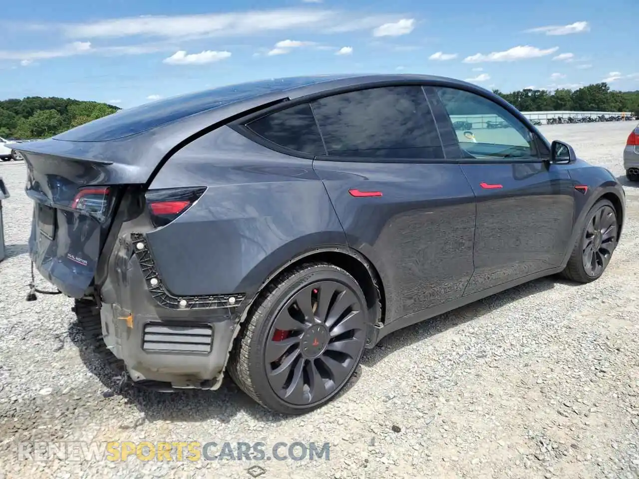 3 Фотография поврежденного автомобиля 5YJYGDEF2MF246235 TESLA MODEL Y 2021