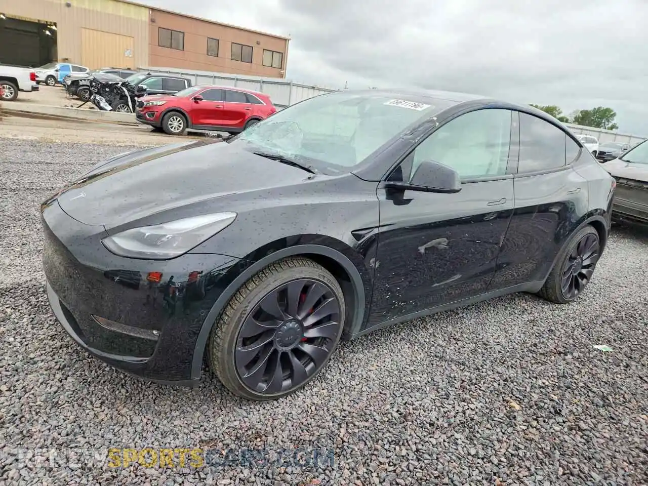 1 Photograph of a damaged car 5YJYGDEF2MF247773 TESLA MODEL Y 2021