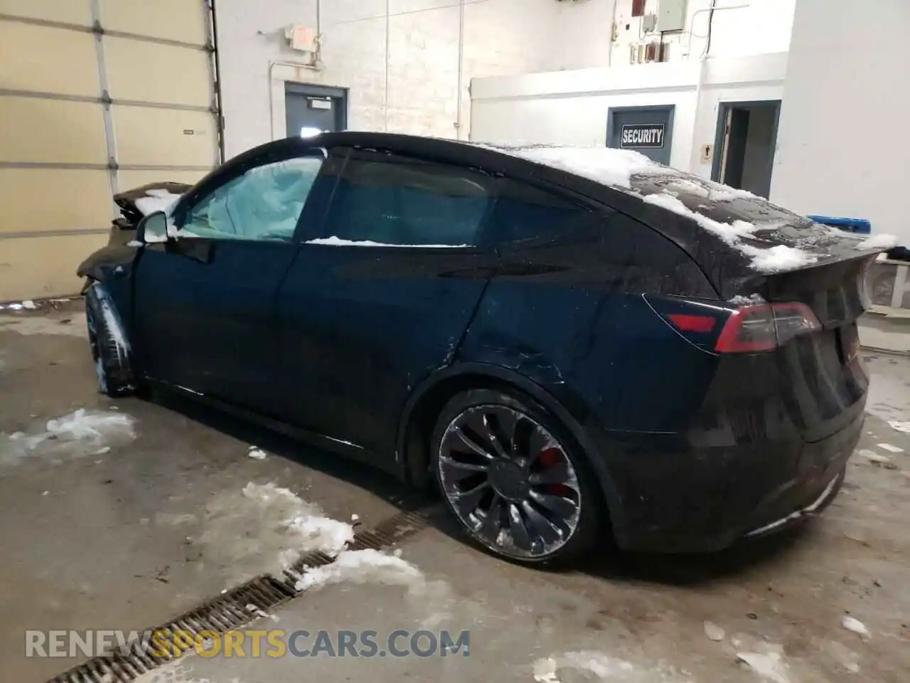2 Photograph of a damaged car 5YJYGDEF2MF249006 TESLA MODEL Y 2021