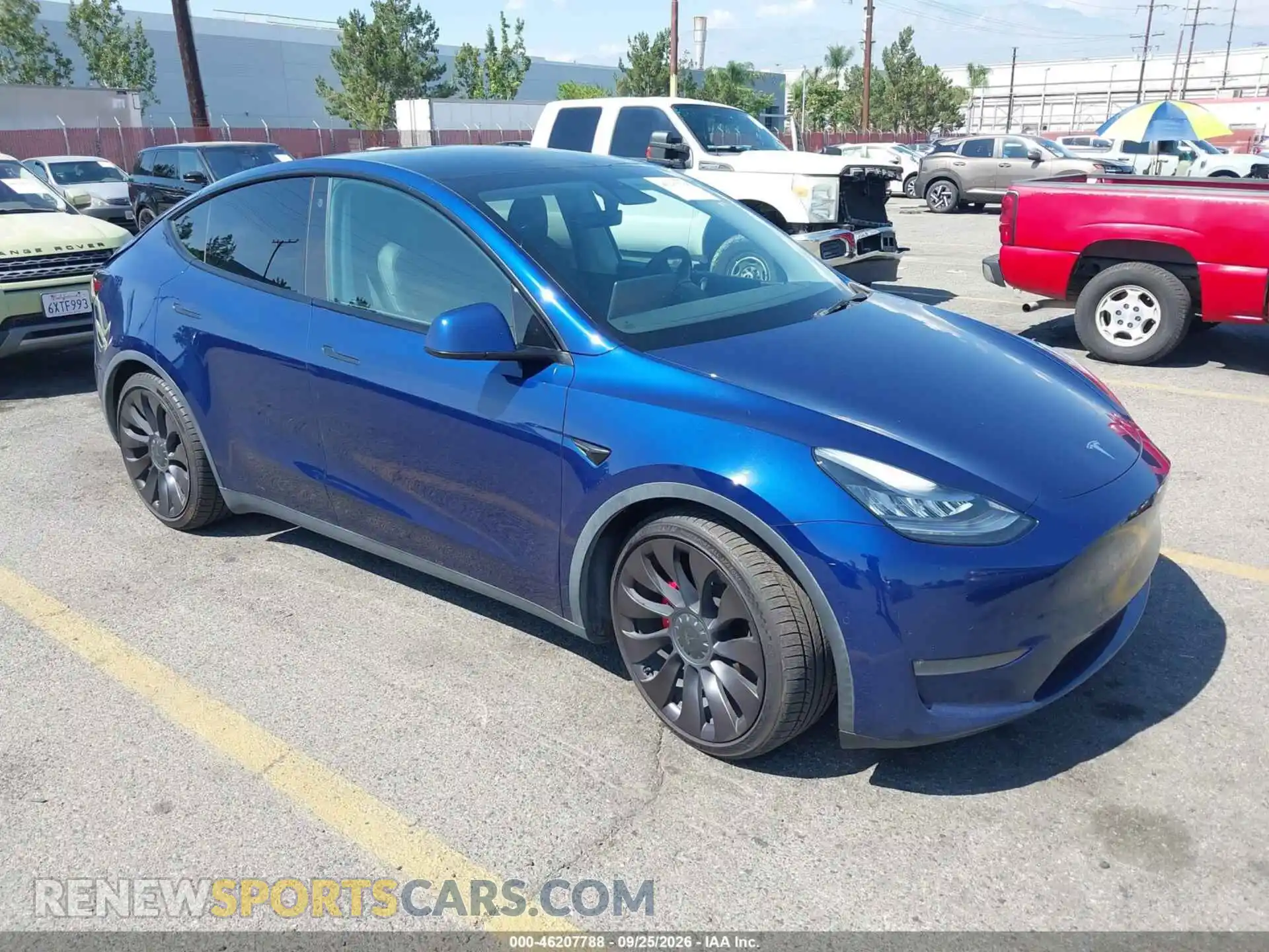 1 Photograph of a damaged car 5YJYGDEF3MF098600 TESLA MODEL Y 2021
