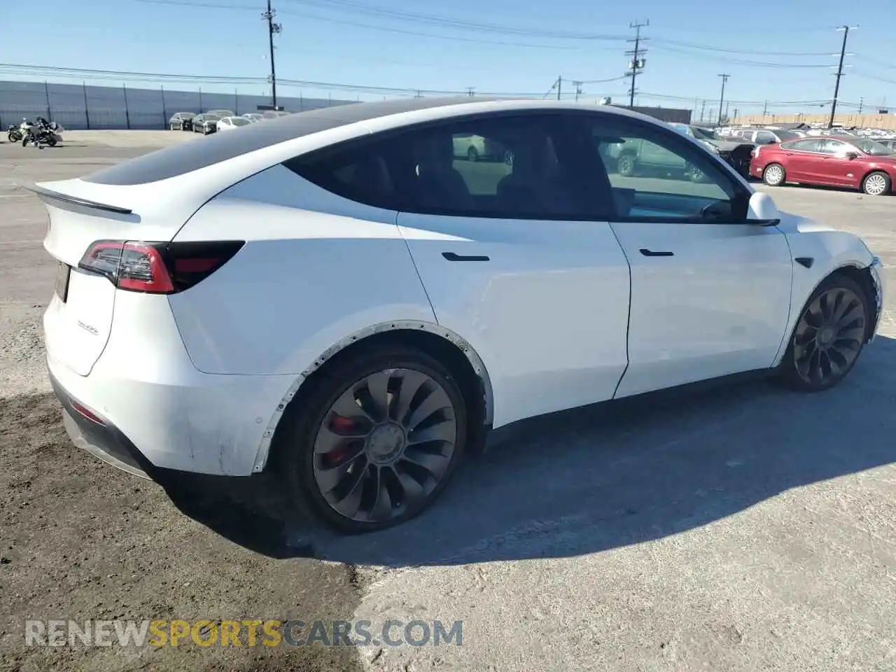 3 Photograph of a damaged car 5YJYGDEF4MF211602 TESLA MODEL Y 2021