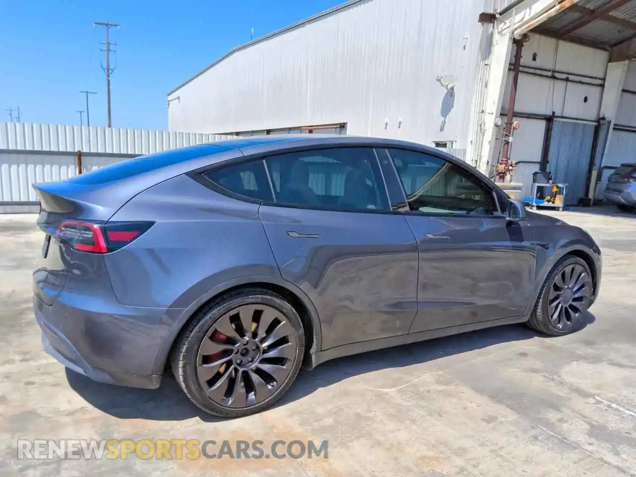 3 Фотография поврежденного автомобиля 5YJYGDEF4MF256636 TESLA MODEL Y 2021