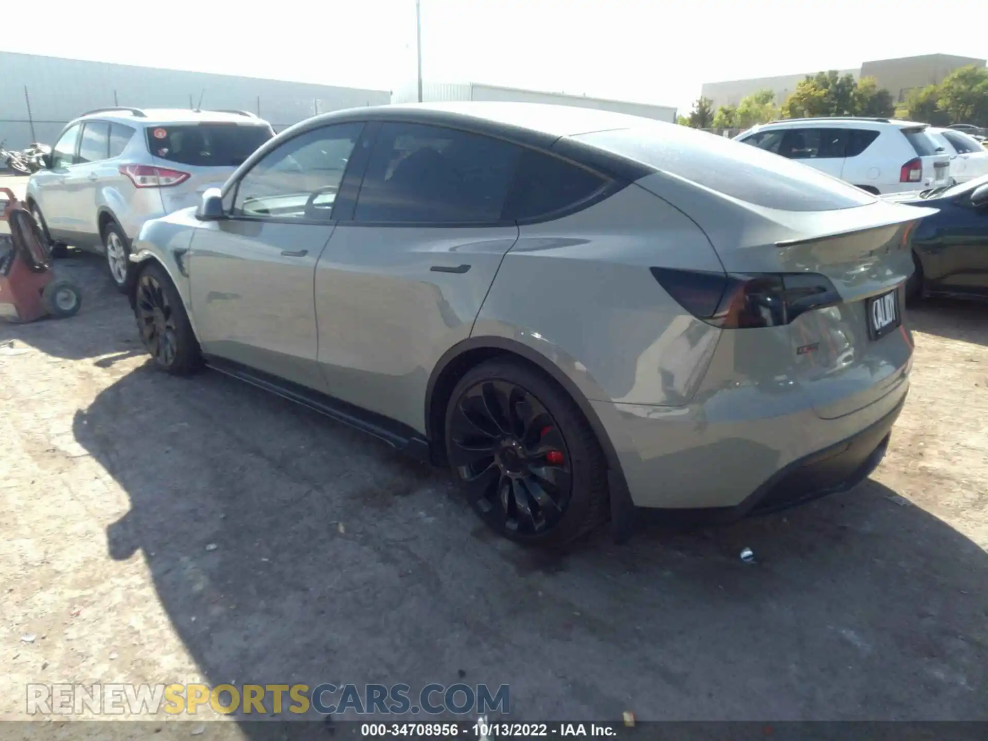 3 Photograph of a damaged car 5YJYGDEF5MF121665 TESLA MODEL Y 2021