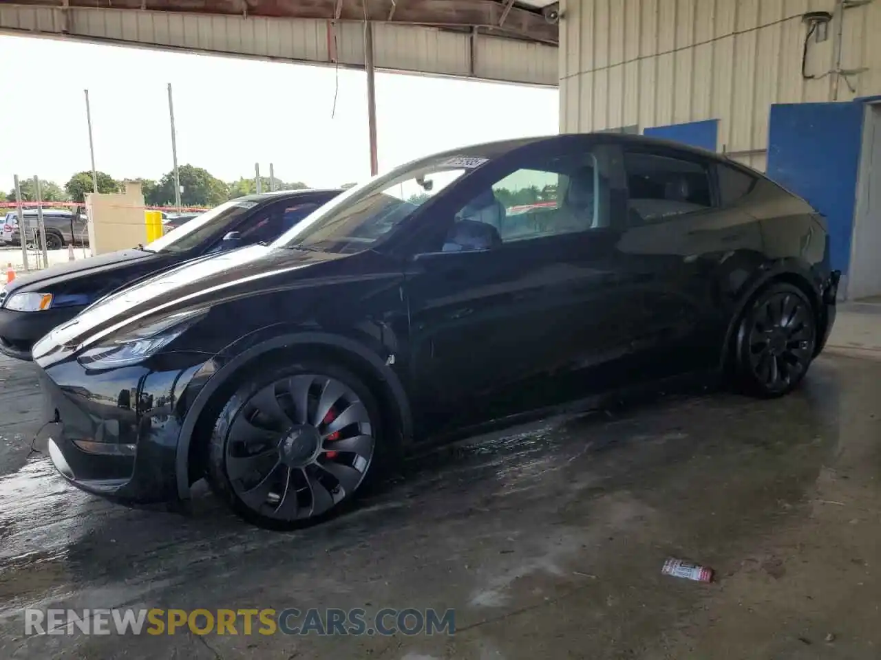 1 fotografías del automóvil dañado 5YJYGDEF5MF189352 TESLA MODEL Y 2021