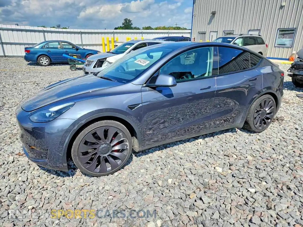 1 fotografías del automóvil dañado 5YJYGDEF5MF202195 TESLA MODEL Y 2021