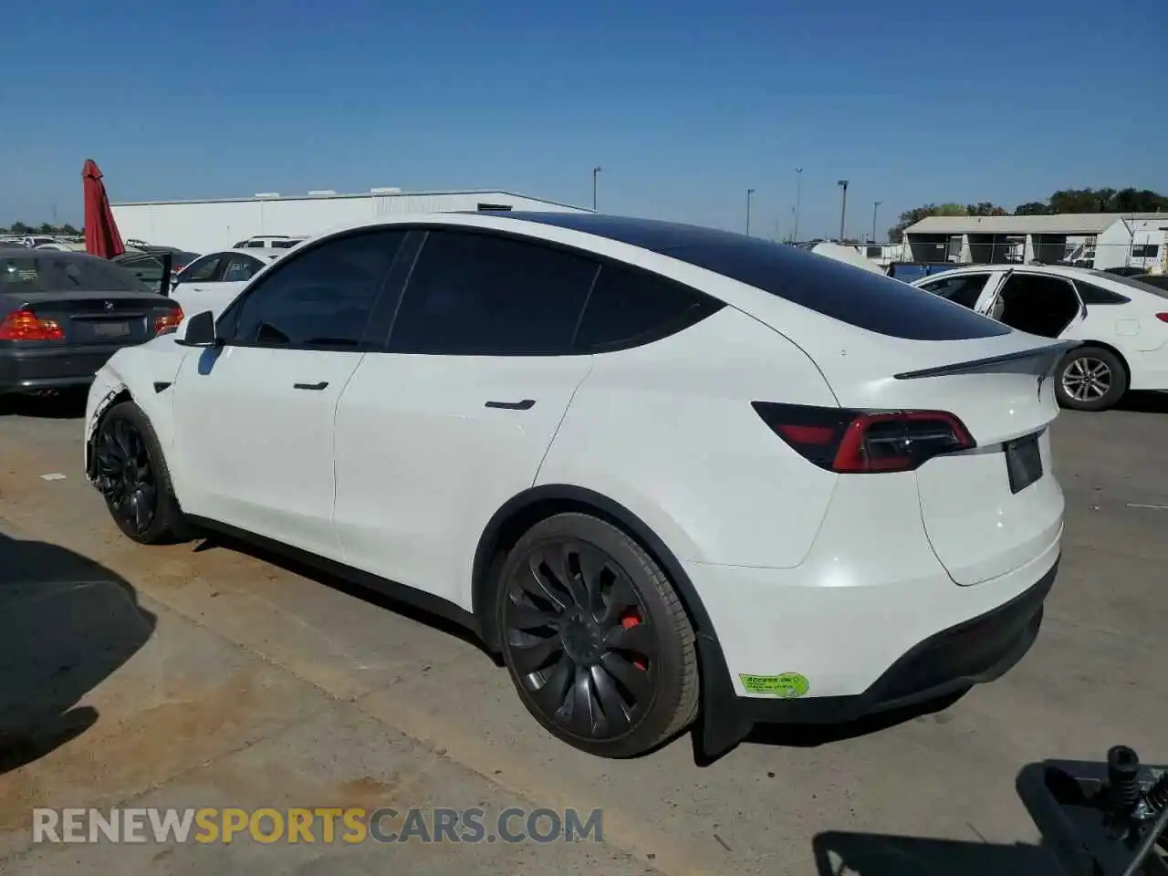 2 Фотография поврежденного автомобиля 5YJYGDEF5MF277737 TESLA MODEL Y 2021
