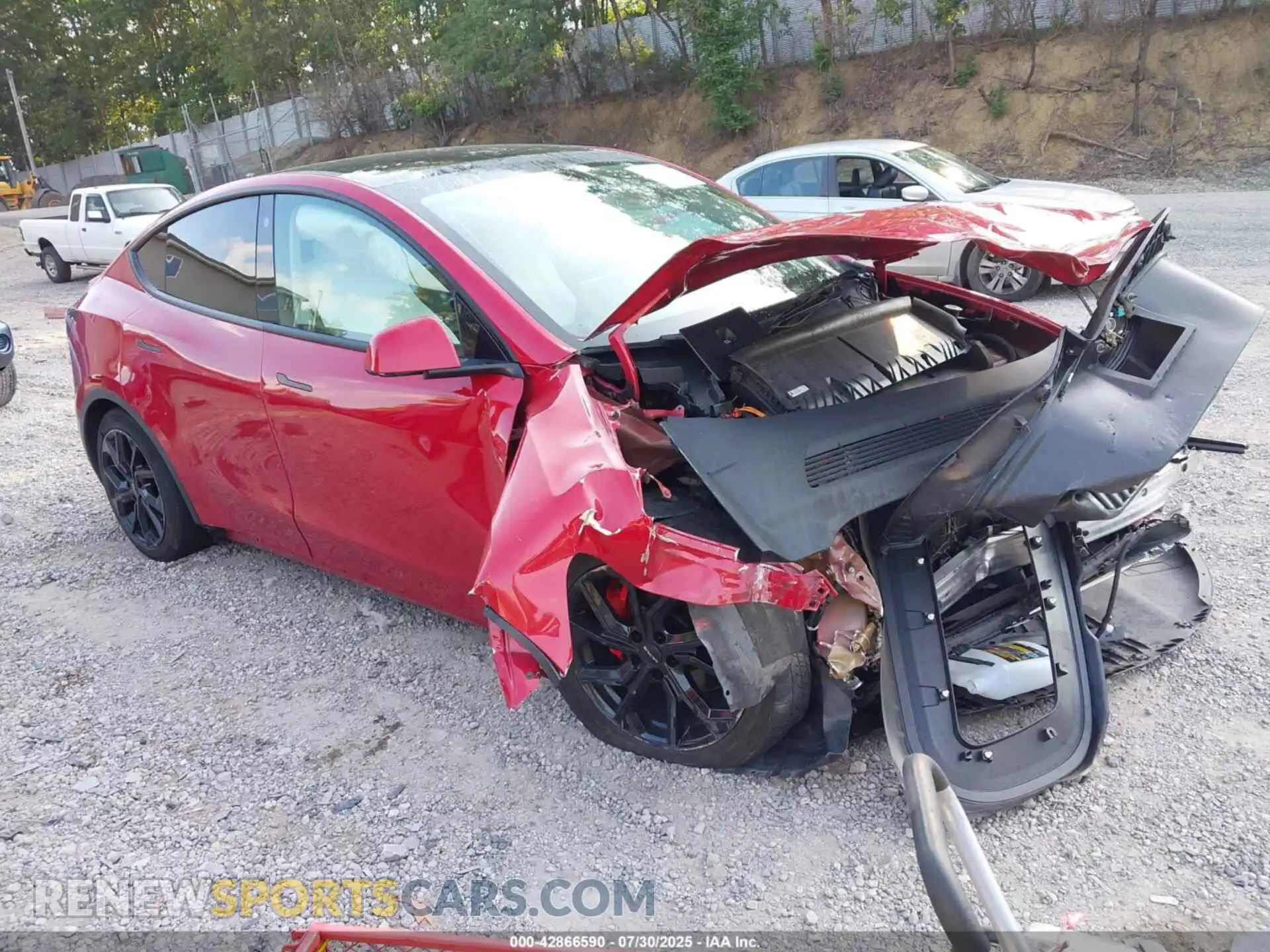 1 Photograph of a damaged car 5YJYGDEF5MF294473 TESLA MODEL Y 2021