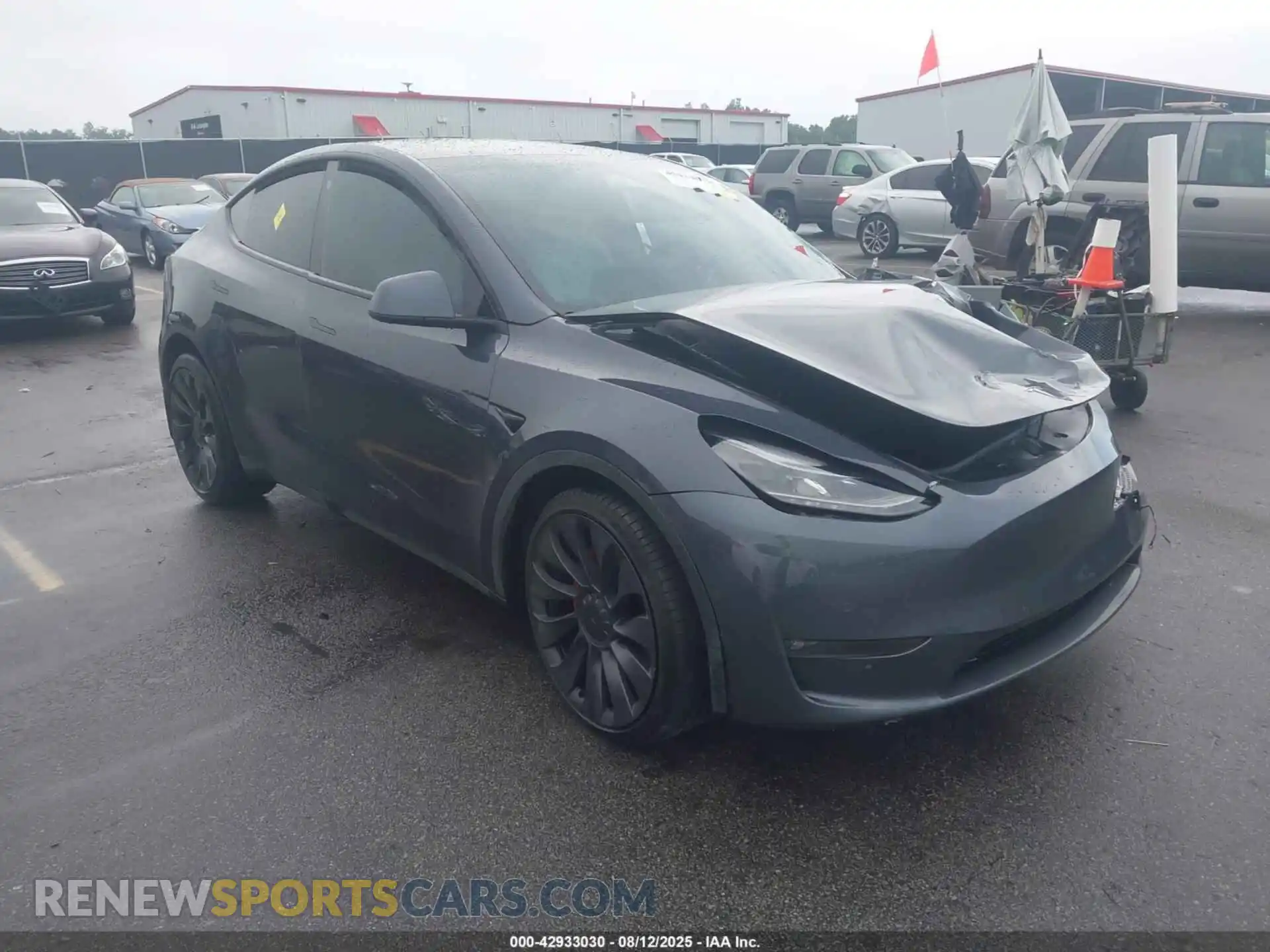 1 Фотография поврежденного автомобиля 5YJYGDEF5MF303401 TESLA MODEL Y 2021