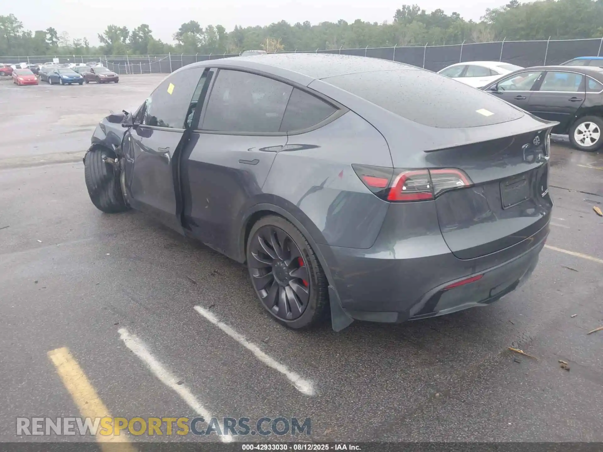 3 Фотография поврежденного автомобиля 5YJYGDEF5MF303401 TESLA MODEL Y 2021