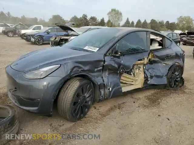 1 Photograph of a damaged car 5YJYGDEF6MF137616 TESLA MODEL Y 2021