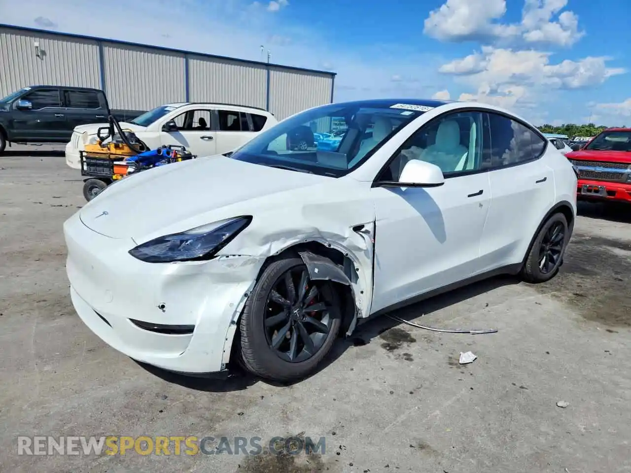 1 fotografías del automóvil dañado 5YJYGDEF6MF306503 TESLA MODEL Y 2021